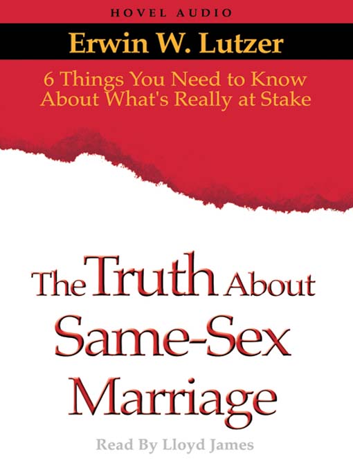 Cover image for Truth About Same Sex Marriage